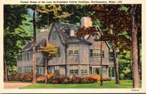 Massachsuetts Northampton Former Home Of The Late President Calvin Coolidge C...