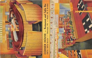 Chicago Illinois 1940s Postcard The Corner House Restaurant