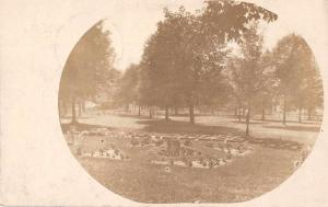 Bristol?  City Park Scenic View Real Photo Antique Postcard J80544