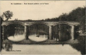 CPA Confolens Pont Babaud Laribiere sur la Vienne FRANCE (1074225)