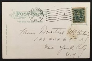 Cramp's Shipyard Philadelphia PA 1906 Souvenir Post Card Co 2366 Glitter 