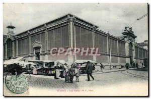 Beziers Old Postcard The halls