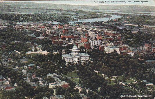 California SacramentoAeroplane View 1920