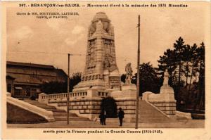 CPA BESANCON - Monument eleve a la mémoire des 1531 Bisontins (486918)