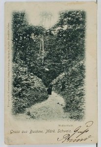 Germany Gruss aus Buckow Wolfsachlucht Märkischen Schweiz c1899 Postcard L1