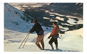 AK - Mt. Alyeska. Skiers preparing for 3 mile run to base