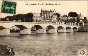 CPA AMBOISE - Le Chateau et le pont (298686)