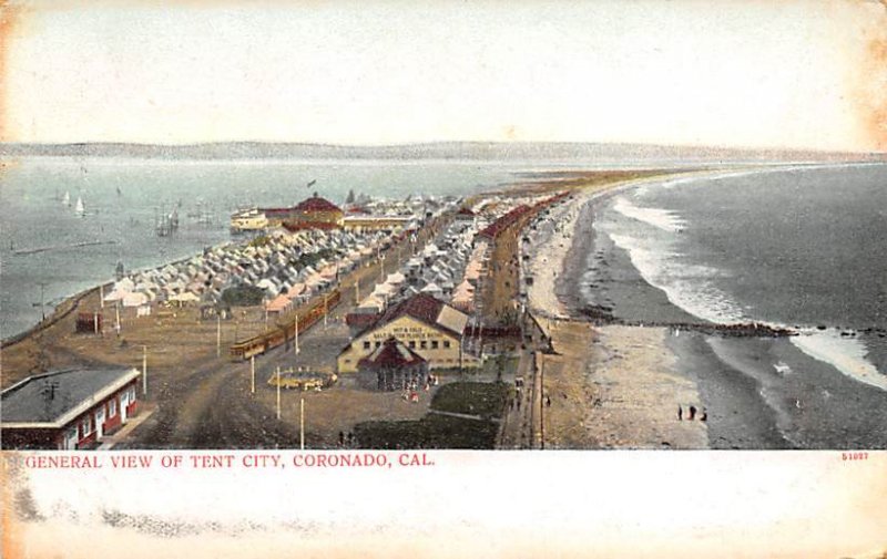 General View of Tent City Coronado CA