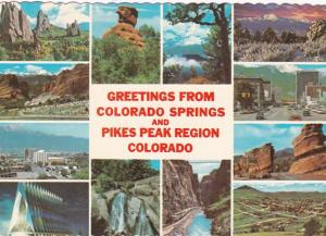 Colorado Greetings From Colorado Springs & Pikes Peak Region