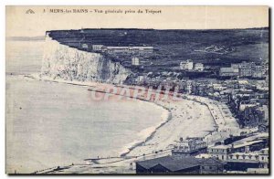 Old Postcard Mers les Bains General view taken from Treport