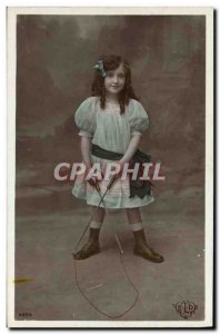 Old Postcard Diabolo Child