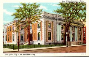 Massachsuetts Lawrence Post Office Curteich