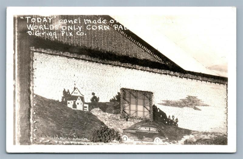 MITCHELL SD CORN PALACE TODAY PANEL ANTIQUE REAL PHOTO POSTCARD RPPC GRIGG PIX