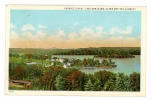 VT - Lake Bomoseen. Prospect Point  *RPO-St. Albans & Boston RR  (creases)