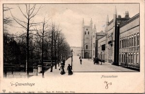 Netherlands The Hague Den Haag Nassaulaan Vintage Postcard C173