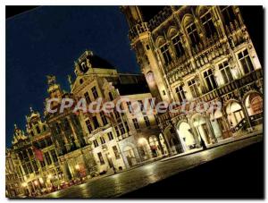 Postcard Modern Brussels Brussel Hotel De Ville l'Etoile Swan