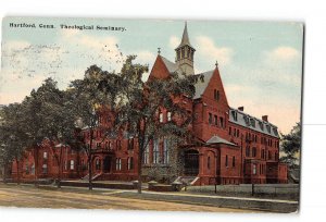 Hartford Connecticut CT Postcard 1911 Theological Seminary