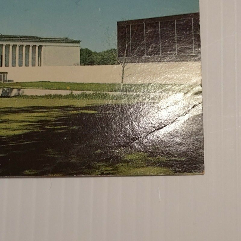 Postcard Albright Knox Art Gallery Elmwood Ave Buffalo NY 1975 Bicentennial 2561