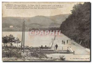 Old Postcard St Ferreol Black Mountain La Digue whose first stone was laid No...