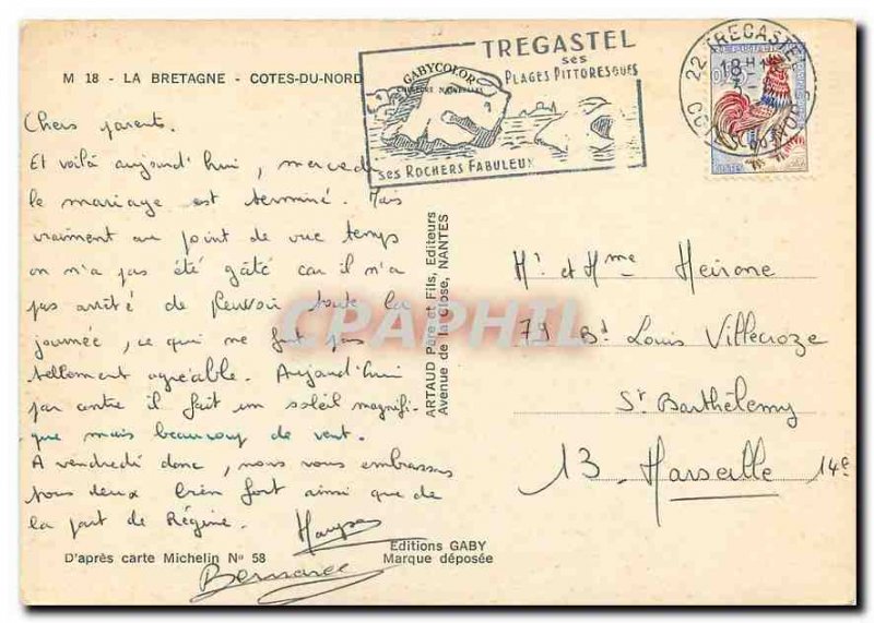 Postcard Modern Brittany Cotes du Nord