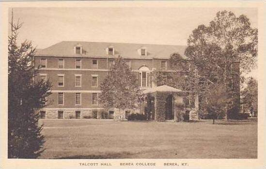 Kansas Berea Talcott Hall Berea College Albertype