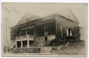 Brocton NY Ryckman Wine Cellars RPPC Postcard