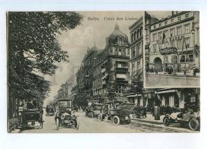 247171 GERMANY BERLIN CARS Hotel BADEN Vintage postcard