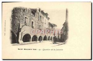 Old Postcard Judaica Jewish Quarter Saint Maximin Jewry