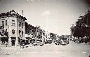 J77/ Glenwood Iowa RPPC Postcard c1940-50s Walnut Street Stores 177