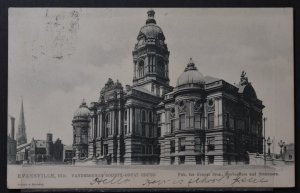 Evansville, IN - Vanderburgh County Court House - 1906