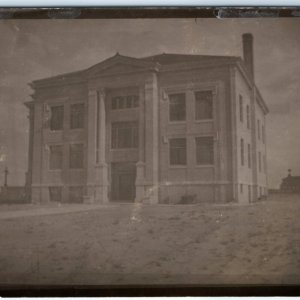 c1910s Old World Roman Architecture Building RPPC Bank School Real Photo PC A133