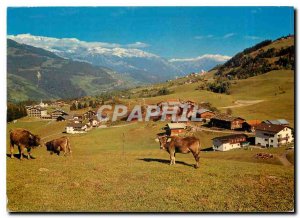 Postcard Modern Misanenga Obersaxen Graubunden