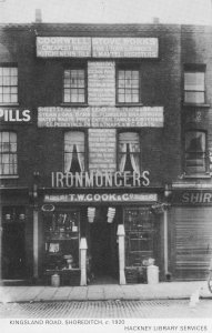 Kingsland Road Shoreditch Hackney London In 1920 Photo Postcard