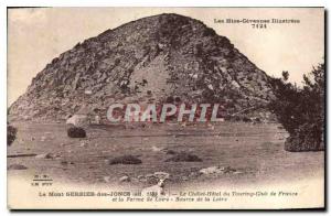 Postcard The Old Htes Cevennes illustrated Mont Gerbier of Reeds Le Chatel Ho...