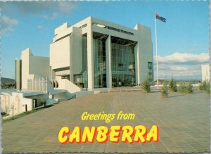 postcard Australia NSW  Greetings from Canberra - High Court