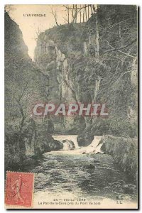 Old Postcard Auvergne Vic on Cere Pas de la Cere took the Pont de Bois