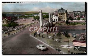 Deauville - The Bridge - Old Postcard