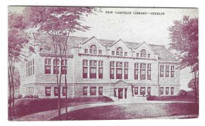 The New Carnegie Library, Oberlin, Ohio, posted1912
