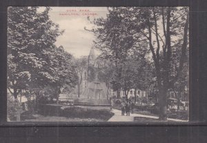 CANADA, HAMILTON, GORE PARK, 1905 ppc., 2c. HAMILTON to GB. 