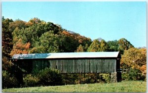 Postcard - The Hune Bridge - Reno, Ohio