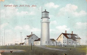 Highland Light North Trura MA USA Postcard