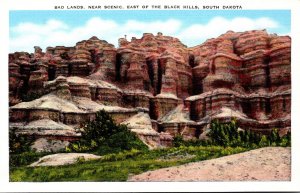 South Dakota Bad Lands Scene East Of The Black Hills