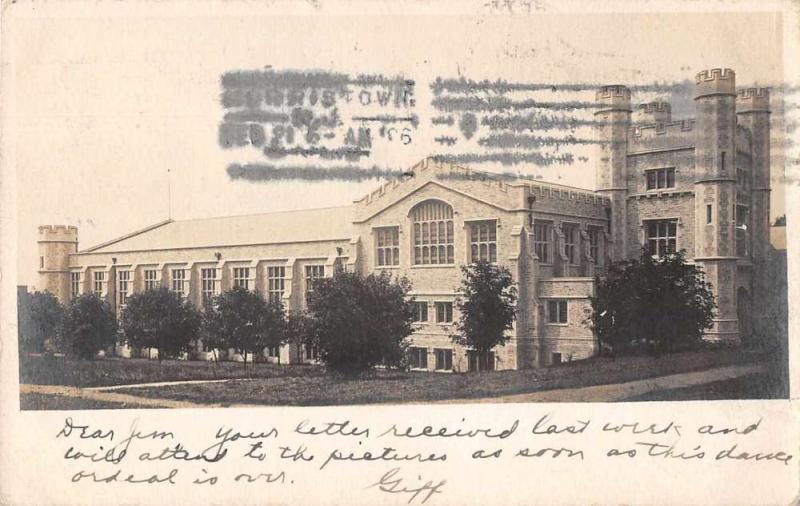 Princeton New Jersey University Exterior Real Photo Antique Postcard J74757