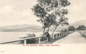 ON THE GARELOCH ROAD ARGYLL & BUTE SCOTLAND (near Shandon)~PHOTO POSTCARD