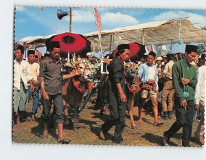 Postcard Karapan Sapi (Bull-Race), Madura Island, Indonesia