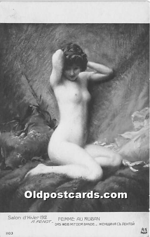 Artist Albert Penot Russian Nude Unused 