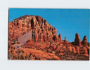 Postcard Chapel Of The Holy Cross at Sedona Arizona USA