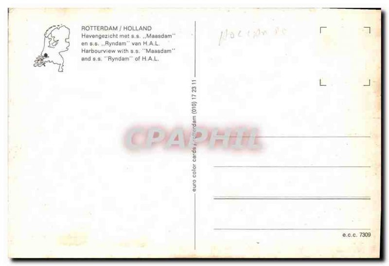 Postcard Modern Rotterdam Holland