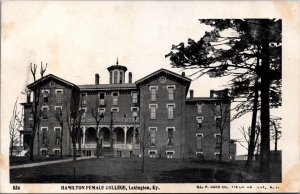 Hamilton Female College Lexington Kentucky Vintage Postcard C058