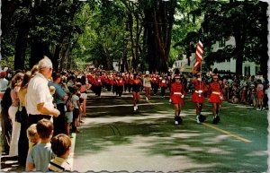 Vtg Thomaston Maine ME 4th of July Parade Postcard